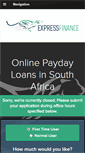 Mobile Screenshot of expressfinance.co.za